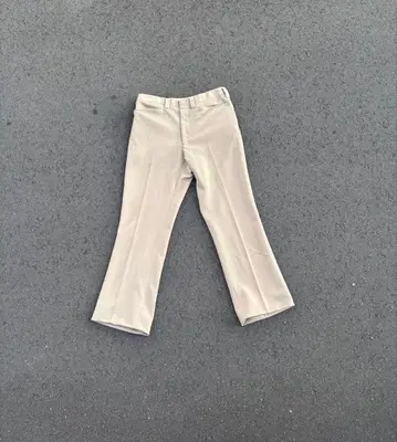 70s 80s 빈티지 코튼 린넨 슬랙스 Talon zip