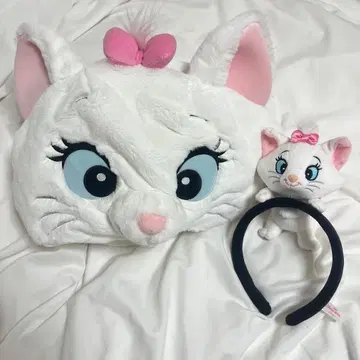 디즈니 마리 팬캡 머리띠