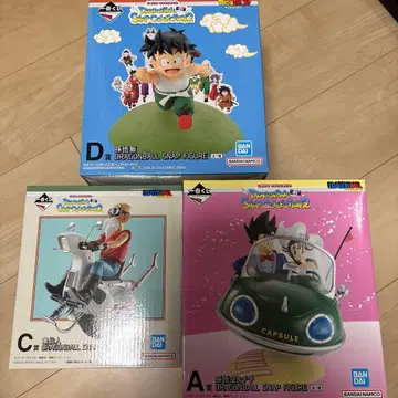 드래곤볼 제일복권 스냅 컬렉션 A, C, D상 3체 세트