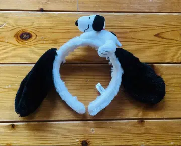 스누피 귀 모양 머리띠