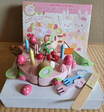 우사모모 나무 데코레이션 케이크 세트 마더 가든