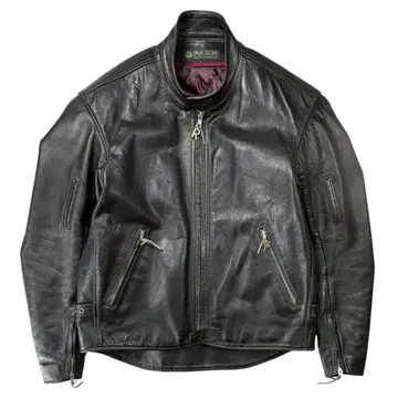 페어 슬로프 가죽 블루종 라이더 자켓 라이너 포함 블랙 L