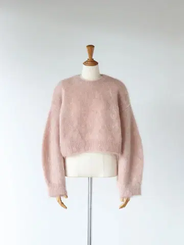 미사용 새상품 GIRLISH St.cecilia 모헤어 니트 핑크