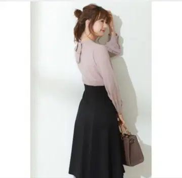 프로포션 바디 드레싱 백리본 원피스 S