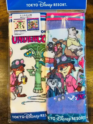 도쿄 디즈니 리조트 미니 타월 2장 세트
