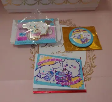 [인기 최고!] 치이카와 산리오 캐릭터즈 치이카와 & 시나몬 3종 세트