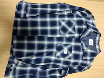 새상품 갱스터빌 긴팔 오픈 카라 체크 셔츠