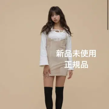 andmary 베티 벨루어 미니 드레스