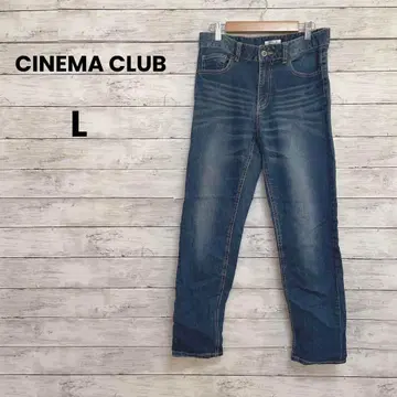 [ CINEMA CLUB ] 시네마 클럽 데님 청바지 ( L ) 블루