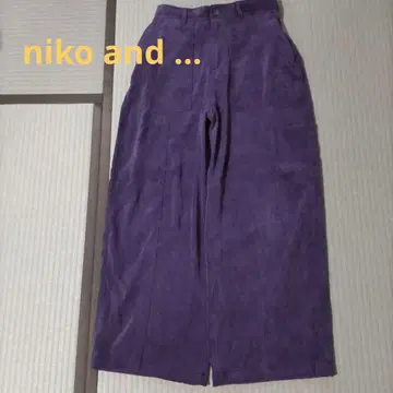 니코앤드 릴렉스핏 기모 워크 팬츠 L