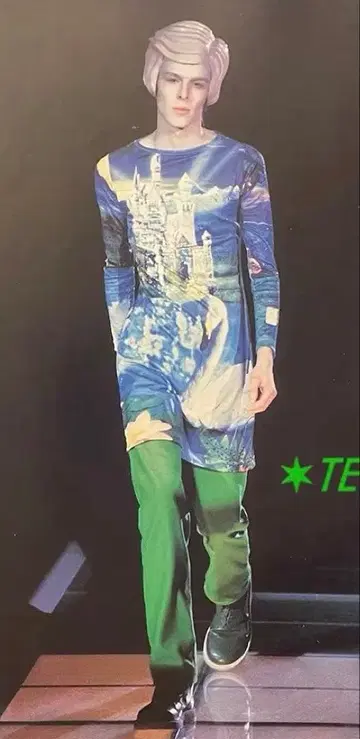 W&LT 96aw 미혹의 백조 성 긴팔 롱 원피스