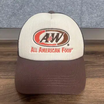 A&W 트래커 캡 크림/브라운