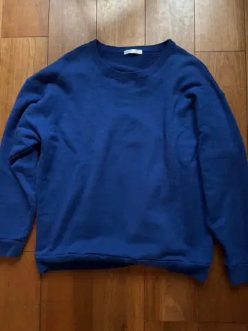 SANSE SANSE 산세산세 맨투맨 블루