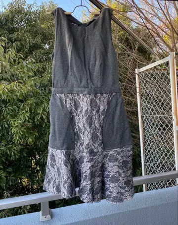 파올라 프라니 원피스 그레이 레이스