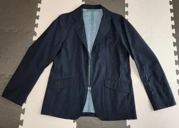 소프넷 테일러드 자켓 더블 지퍼 블랙 M 사이즈