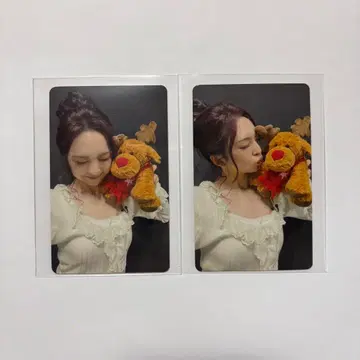 BABYMONSTER 사진 카드 크리스마스 디자인 2장 세트