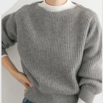 URBAN RESEARCH DOORS 몽골리안 울 립 니트