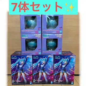 [ 7체 세트 ] 하츠네 미쿠 x 건담 프라이스 피규어 할로 스피커