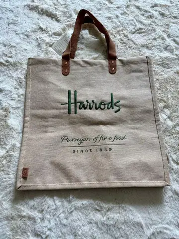 Harrods 토트백 베이지