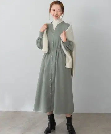 어반리서치 로쏘 이지케어 셔츠 원피스