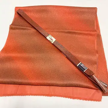 C304 순수 실크 오비아게 오비메세트 컨디션 최상 기모노