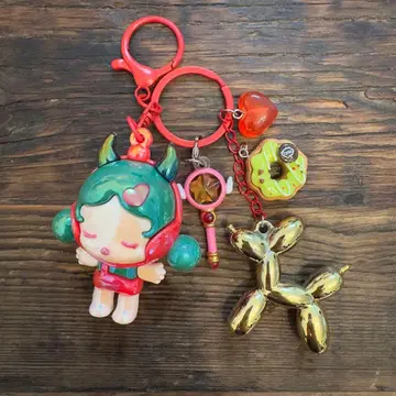 SKULLPANDA풍 자라자라 키링