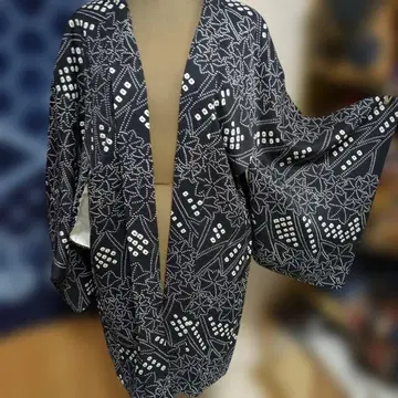 순수 실크 기모노 조임 겉옷