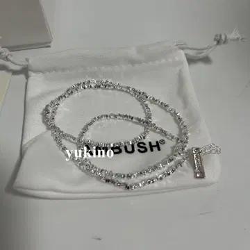 AMBUSH 실버 체인 목걸이 45cm