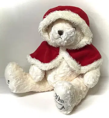 20주년 기념 빨간색 후드 부착 봉제 인형 네이비 사이즈