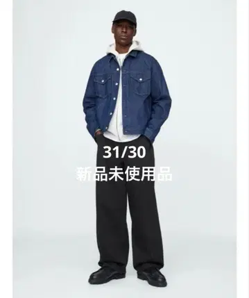 GAP 슈퍼 배기 데님 블랙 31/30