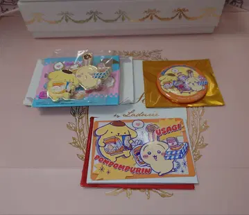 [인기 최고!] 치이카와 산리오 캐릭터즈 토끼 & 푸딩 3개 세트