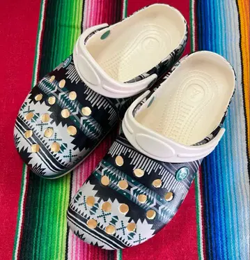 새상품 TITICACA 프린트 샌들 네이티브 남성용