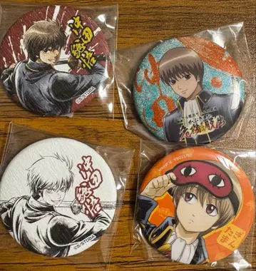 은혼 오키타 소고 캔뱃지 4개 세트