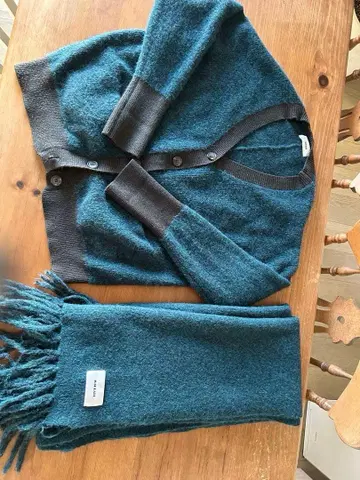 MACHATT 니트 가디건 스톨