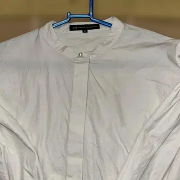 23구 펄 버튼 개더 슬리브 셔츠