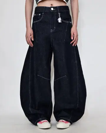 스티치 벌룬 인디고 데님 L2083 L 지저인 ONLINE