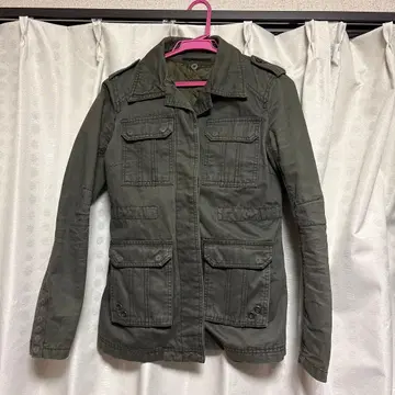 LOVE BOAT 밀리터리 자켓 올리브 그린 헤이세이 갸루 y2k