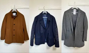 남성용 겨울용 코트 3세트 세트 가격 아우터