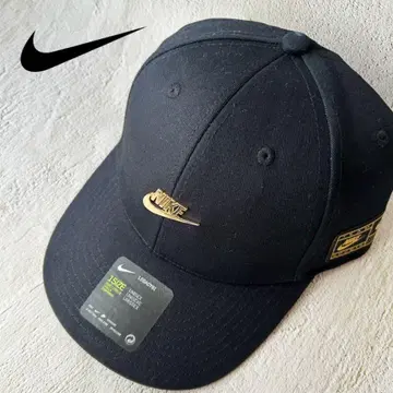 새상품 NIKE 나이키 남성용 메탈 로고 캡 블랙 로고