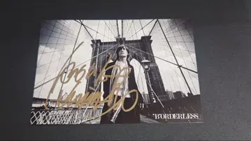 히무로 쿄스케 BORDERLESS 친필 사인 엽서