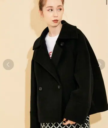 MADEMOISELLE ROPE 더블 브레스트 숏코트