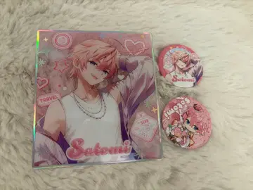 스토푸리 2025 여름 굿즈 사토미 군 (캔뱃지 x 2, 색지 x 1)