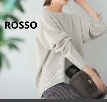 URBAN RESEARCH ROSSO 엑스트라 파인 심 디자인 니트