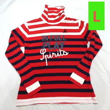 르꼬끄 스포르티브 여성용 골프웨어 모크넥 루즈핏 L