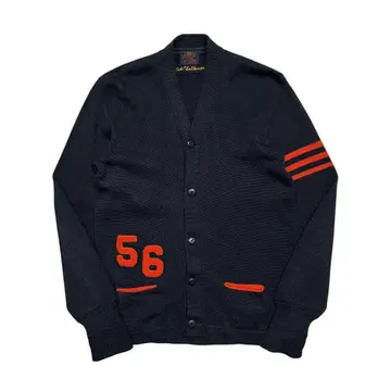 50's Kandel 레터드 가디건 L 고배색