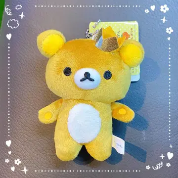 [택 포함] San-X 올스타즈 키라키라 왕관 마스코트 리락쿠마