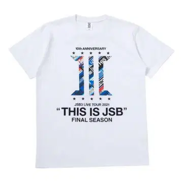 10주년 기념 T셔츠 JSB LIVE TOUR 2021