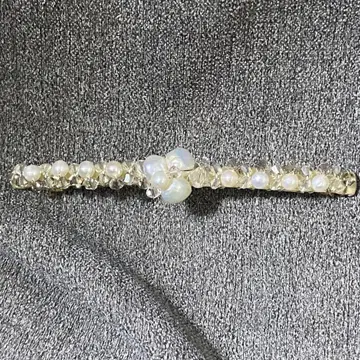 콜레트 마루프 펄 비즈 머리핀