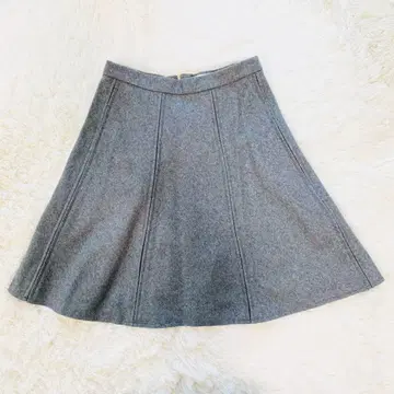 Unaca/미니 플레어 스커트/36/그레이/키레이케이
