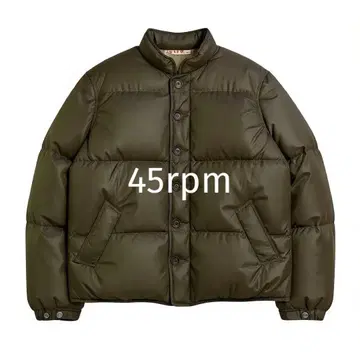 45rpm 밴드 카라 다운 자켓 블루종